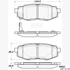 Raybestos ST43 Racing Brake Pads, FR-S, BRZ, Outback, Tribeca, R 1124.16