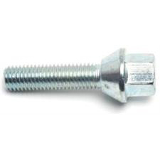 H and R Wheel Bolt, Tapered, 12 x 1 3/4 Thread, 50mm long 19mm Head, 12755001