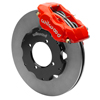 Wilwood Forged Dynalite Brake Kit, Undrilled, Triumph TR6, Red Calipers