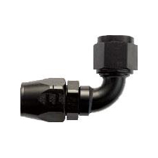 XRP AN 16- 90 Degree Double Swivel Hose End to AN 12 Nut - Alum Black