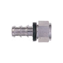 XRP - AN 6 Straight Push-On Hose End - Aluminum - Super Nickel Plated