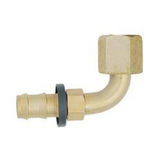 XRP - AN 6 - 90 Degree Elbow - 37 Degree Push-On Hose End - Steel