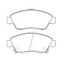 Raybestos ST43 Racing Brake Pads, RSX, Civic, Del Sol, Fit, RC 621