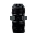 XRP Adapter, AN 8 Flare to 1/4 NPT - Aluminum - Black Anodized