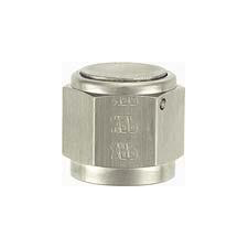 XRP - AN 6 Flare Cap - Aluminum - Super Nickel Plated