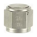 XRP - AN 6 Flare Cap - Aluminum - Super Nickel Plated