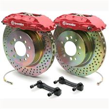 Brembo Brake Kit, Front, 4-Piston 355x32 1PC Drilled, Ford Mustang 05 Plus