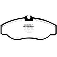 EBC Ultimax2 Front Brake Pads, Land Rover Discovery, Range Rover, UD676
