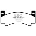 EBC Green Stuff Front Brake Pads, IH 100 PU, Javelin, Charger, Gremlin, DP21176