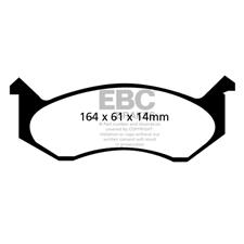 EBC Yellow Stuff FRONT Brake Pads, Dodge Ram Van B1500, B2500, B3500, DP41277R