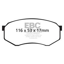 EBC Ultimax2 Front Brake Pads, Toyota Pick-Up, Tacoma 2WD, UD433