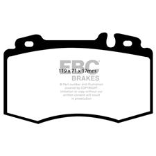 EBC Red Stuff FRONT Brake Pads, C32 AMG, E55 AMG, SLK350, SLK AMG, DP31363C