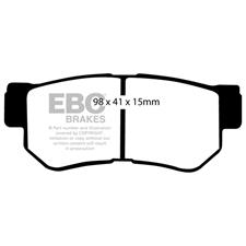 EBC Green Stuff Rear Brake Pads, Hyundai Santa Fe, DP61392