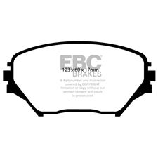 EBC Green Stuff Front Brake Pads, Toyota RAV 4, DP61402