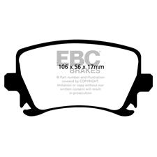 EBC Ultimax2 Rear Brake Pads, A3, A4, A6, TT, Golf, GTi, Tiguan, UD1108