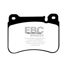EBC Green Stuff Front Brake Pads, C230, C280, C320, C350, CLK350, SLK350, DP21590
