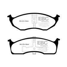 EBC Yellow Stuff FRONT Brake Pads, 300M, Intrepid, Prowler, Neon, SRT-4, DP41623R