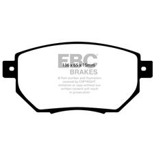 EBC Green Stuff Front Brake Pads, Nissan Altima, Maxima, DP21659