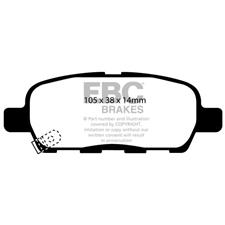 EBC Blue Stuff Rear Brake Pads, Infiniti FX35, G35, Nissan 350Z, Sentra SE-R Spec V, DP51666NDX