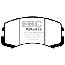 EBC Yellow Stuff FRONT Brake Pads, Mitsubishi Lancer, DP41678R