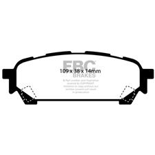EBC Blue Stuff Rear Brake Pads, Subaru Impreza, Impreza WRX, DP51687NDX