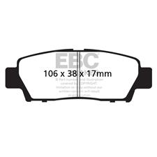 EBC Ultimax2 Rear Brake Pads, Toyota Avalon, UD672