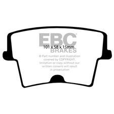 EBC Green Stuff Rear Brake Pads, 300, Challenger, Charger, DP21722/2