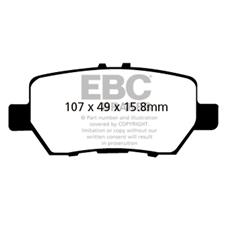 EBC Green Stuff Rear Brake Pads, Acura RL, DP21736