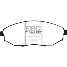EBC Green Stuff Front Brake Pads, Chevy Epica, Suzuki Verona, DP21750