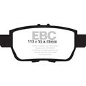 EBC Yellow Stuff REAR Brake Pads, Acura TL, Honda Ridgeline, DP41754R