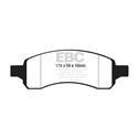 EBC Ultimax2 Front Brake Pads, Chevy Traverse, GMC Acadia, UD11691