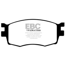 EBC Red Stuff FRONT Brake Pads, Elantra, Sonata, Tucson, Forte, Optima, DP31768C
