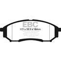 EBC Ultimax2 Rear Brake Pads, Ford F250, F350, UD1068