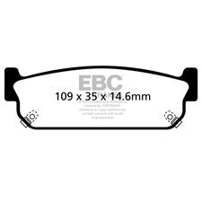 EBC Ultimax2 Rear Brake Pads, Infiniti J30, M45, Q45, UD588