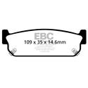 EBC Blue Stuff Rear Brake Pads, Infiniti M45, Q45, DP51784NDX