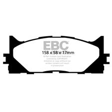 EBC Red Stuff FRONT Brake Pads, Lexus ES350, Toyota Avalon, Camry, DP31790C