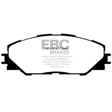 EBC Yellow Stuff FRONT Brake Pads, Vibe, iM, tC, Corolla iM, Matrix, RAV 4, DP41792R