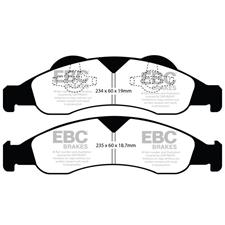 EBC Green Stuff Front Brake Pads, Ford Expedition, Lincoln Navigator, DP61803