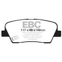 EBC Ultimax2 Rear Brake Pads, Hyundai Genesis, Genesis Coupe, UD1387