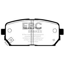 EBC Red Stuff REAR Brake Pads, Kia Rondo, DP31810C
