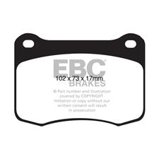 EBC Yellow Stuff REAR Brake Pads, Lexus IS-F, DP41820R