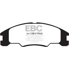 EBC Yellow Stuff FRONT Brake Pads, Ford Focus, DP41822R