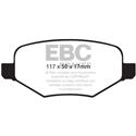 EBC Green Stuff Rear Brake Pads, Edge, Explorer, Flex, Taurus, MKS, MKT, DP21826