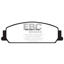 EBC Yellow Stuff FRONT Brake Pads, Pontiac G8, DP41833R