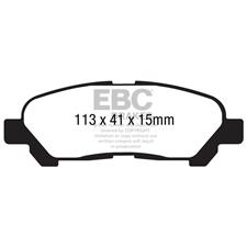 EBC Green Stuff Rear Brake Pads, Toyota Highlander, DP61838
