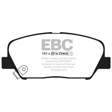 EBC Yellow Stuff FRONT Brake Pads, Hyundai Genesis Coupe, Kia Optima, DP41856R