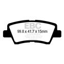 EBC Ultimax2 Rear Brake Pads, Kia Sportage, UD1848