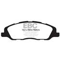 EBC Ultimax2 Front Brake Pads, Ford Mustang 5.0, Mustang GT, UD1463