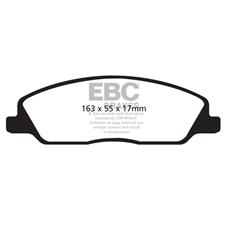 EBC Ultimax2 Front Brake Pads, Ford Mustang, UD1464