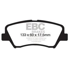 EBC Green Stuff Front Brake Pads, Hyundai Elantra, Elantra GT, Kia Forte, DP21874